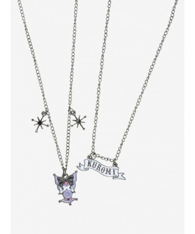 Kuromi Crystal Ball Nameplate Necklace Set $5.93 Necklace Set