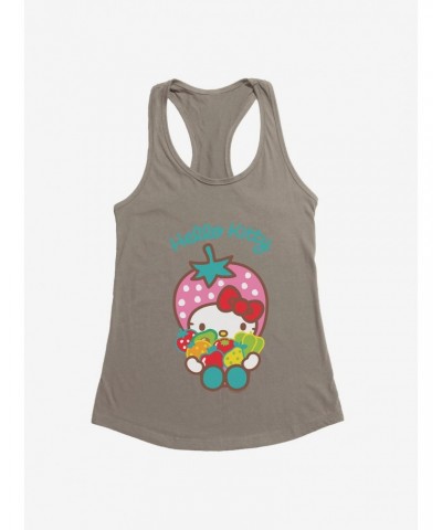 Hello Kitty Five A Day Seven Healthy Options Girls Tank $6.57 Tanks