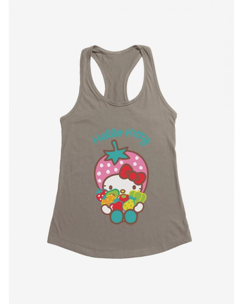 Hello Kitty Five A Day Seven Healthy Options Girls Tank $6.57 Tanks