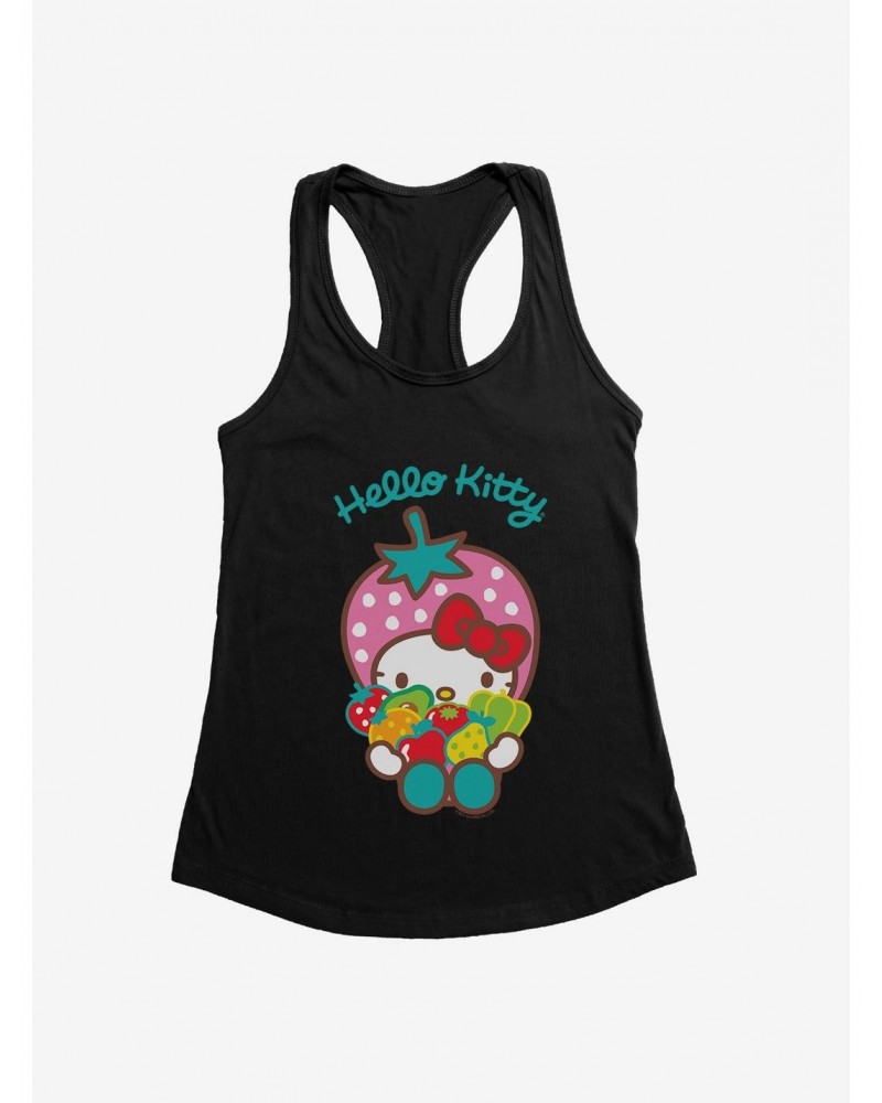 Hello Kitty Five A Day Seven Healthy Options Girls Tank $6.57 Tanks