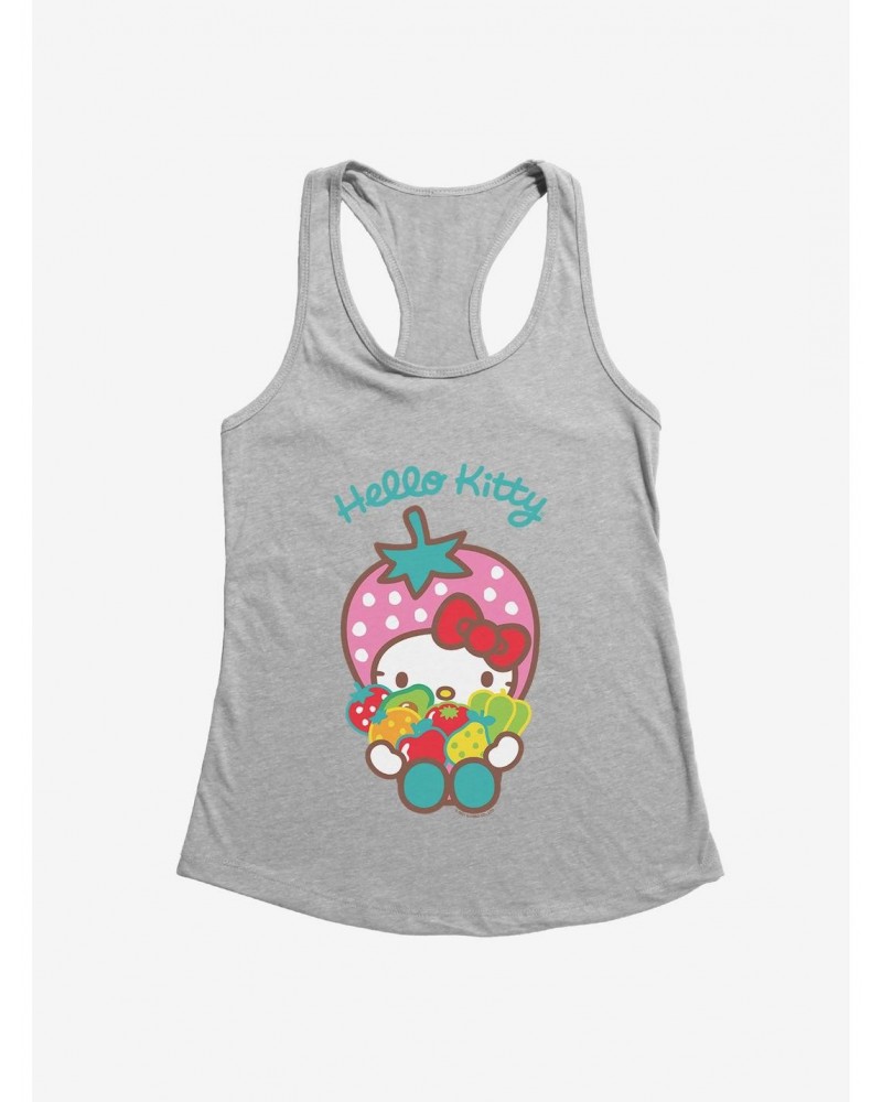 Hello Kitty Five A Day Seven Healthy Options Girls Tank $6.57 Tanks