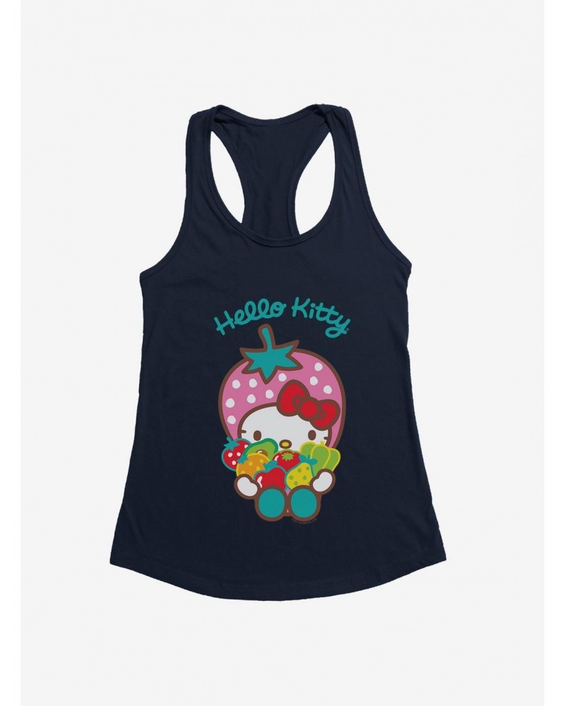 Hello Kitty Five A Day Seven Healthy Options Girls Tank $6.57 Tanks