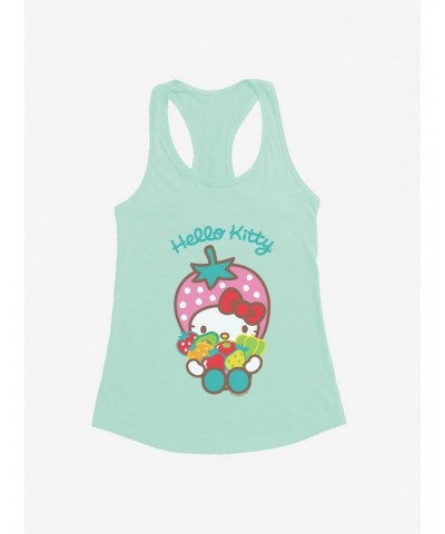 Hello Kitty Five A Day Seven Healthy Options Girls Tank $6.57 Tanks