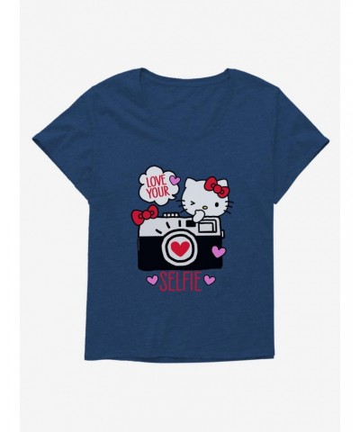Hello Kitty Selfie Love Girls T-Shirt Plus Size $10.17 T-Shirts