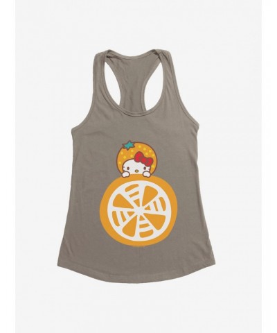 Hello Kitty Five A Day Litlle Slice of Orange Girls Tank $9.56 Tanks