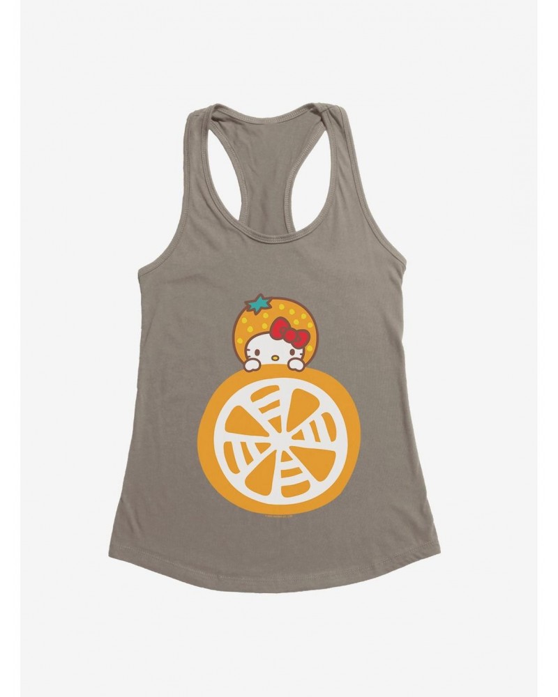 Hello Kitty Five A Day Litlle Slice of Orange Girls Tank $9.56 Tanks