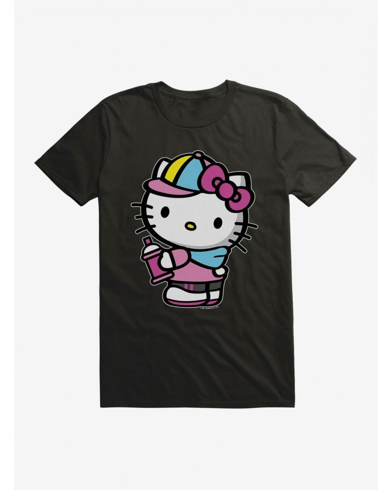 Hello Kitty Spray Can Side T-Shirt $8.80 T-Shirts