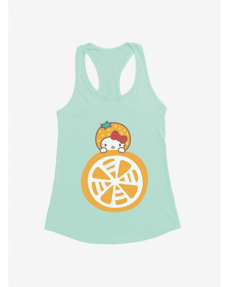 Hello Kitty Five A Day Litlle Slice of Orange Girls Tank $9.56 Tanks