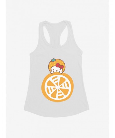 Hello Kitty Five A Day Litlle Slice of Orange Girls Tank $9.56 Tanks