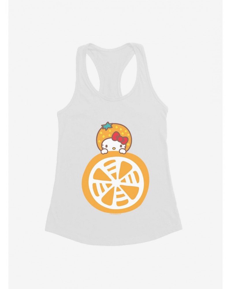 Hello Kitty Five A Day Litlle Slice of Orange Girls Tank $9.56 Tanks