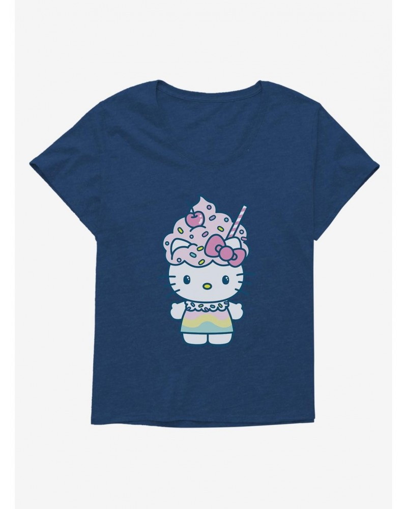 Hello Kitty Kawaii Vacation Milkshake Outfit Girls T-Shirt Plus Size $11.00 T-Shirts