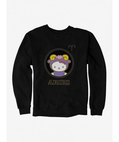 Hello Kitty Star Sign Aries Stencil Sweatshirt $10.92 Sweatshirts