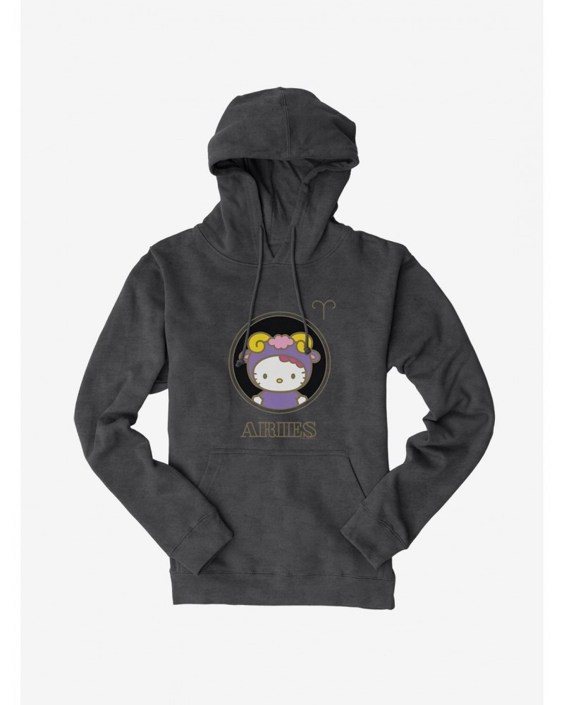 Hello Kitty Star Sign Aries Stencil Hoodie $16.88 Hoodies