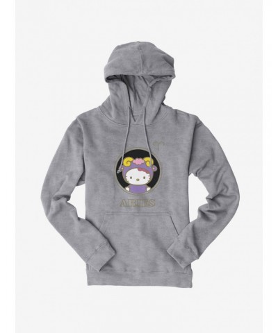 Hello Kitty Star Sign Aries Stencil Hoodie $16.88 Hoodies