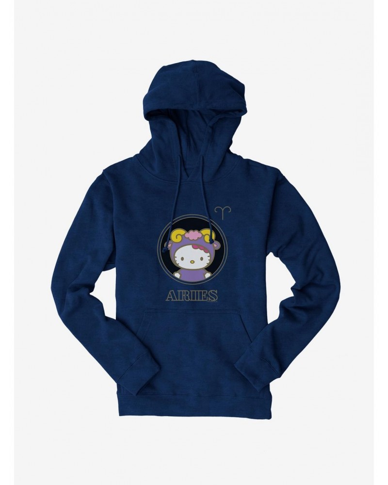 Hello Kitty Star Sign Aries Stencil Hoodie $16.88 Hoodies