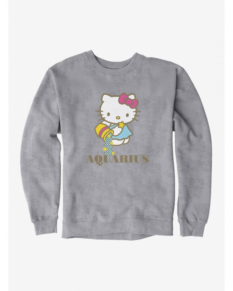 Hello Kitty Star Sign Aquarius Sweatshirt $11.81 Sweatshirts