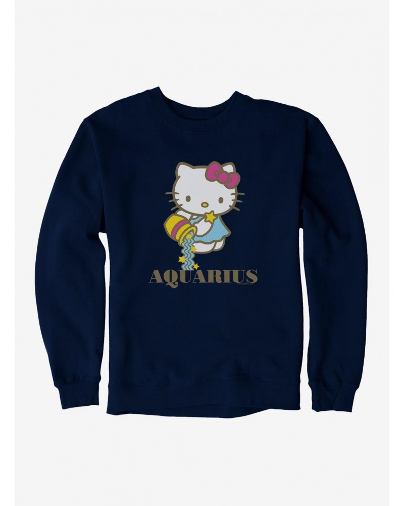 Hello Kitty Star Sign Aquarius Sweatshirt $11.81 Sweatshirts