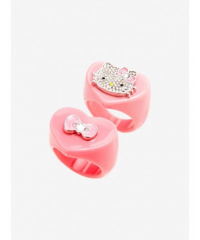 Hello Kitty Bow Chunky Ring Set $5.81 Ring Set