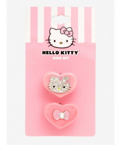 Hello Kitty Bow Chunky Ring Set $5.81 Ring Set