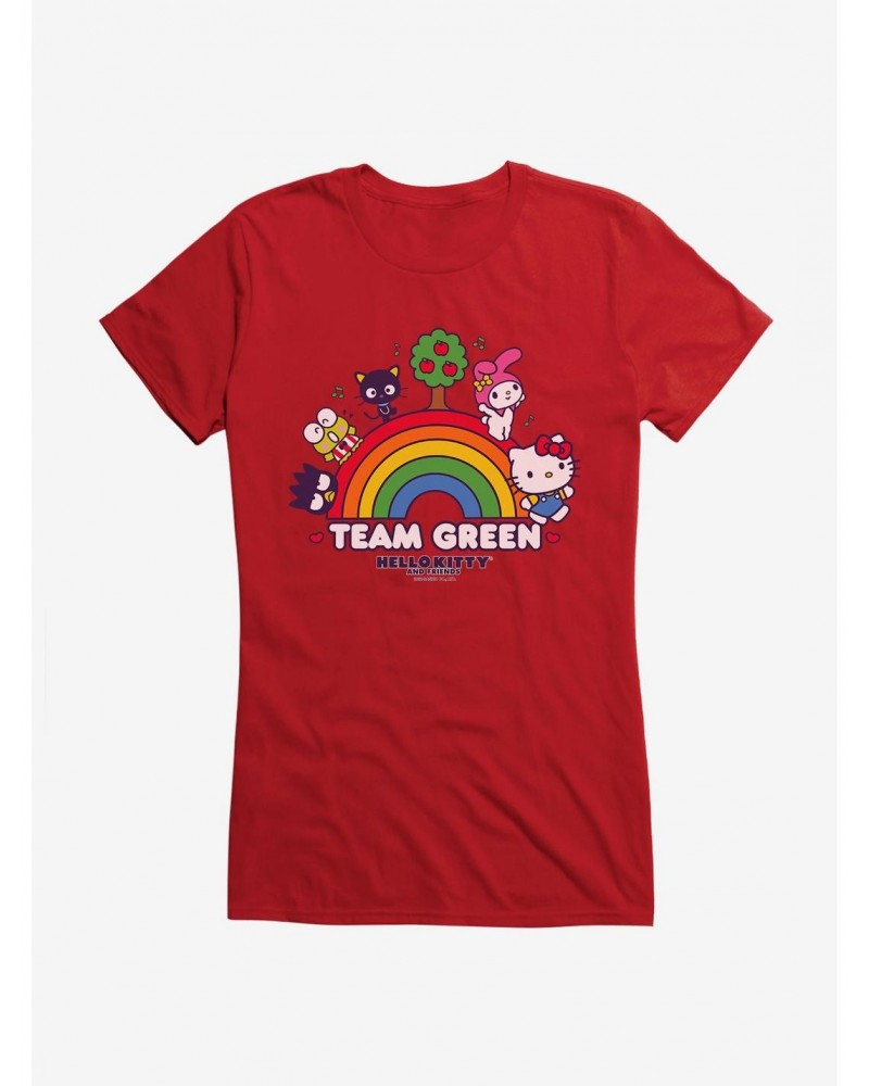 Hello Kitty & Friends Earth Day Team Green Girls T-Shirt $6.18 T-Shirts