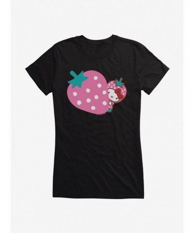 Hello Kitty Five A Day Pink Strawberry Girls T-Shirt $6.18 T-Shirts