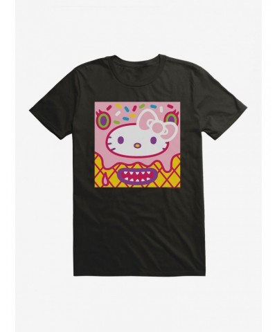 Hello Kitty Sweet Kaiju Cone T-Shirt $7.65 T-Shirts