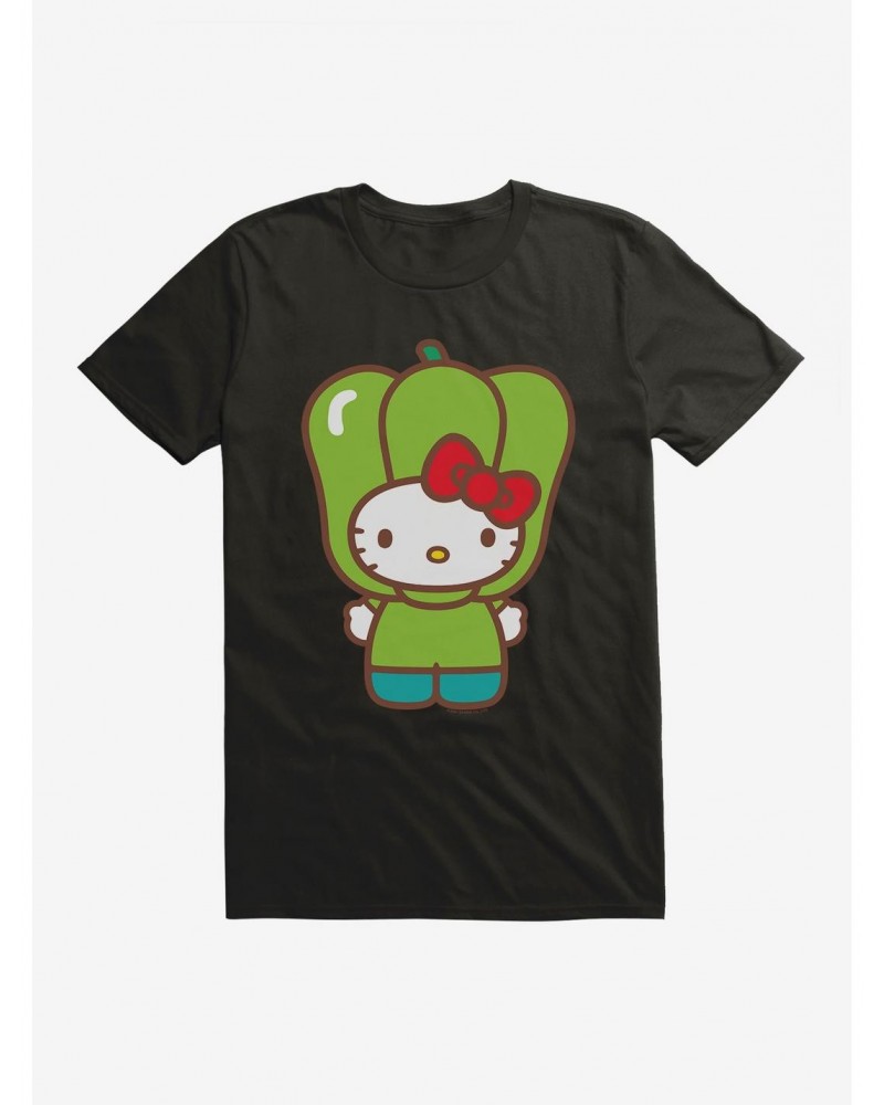 Hello Kitty Five A Day Bell Pepper T-Shirt $7.27 T-Shirts
