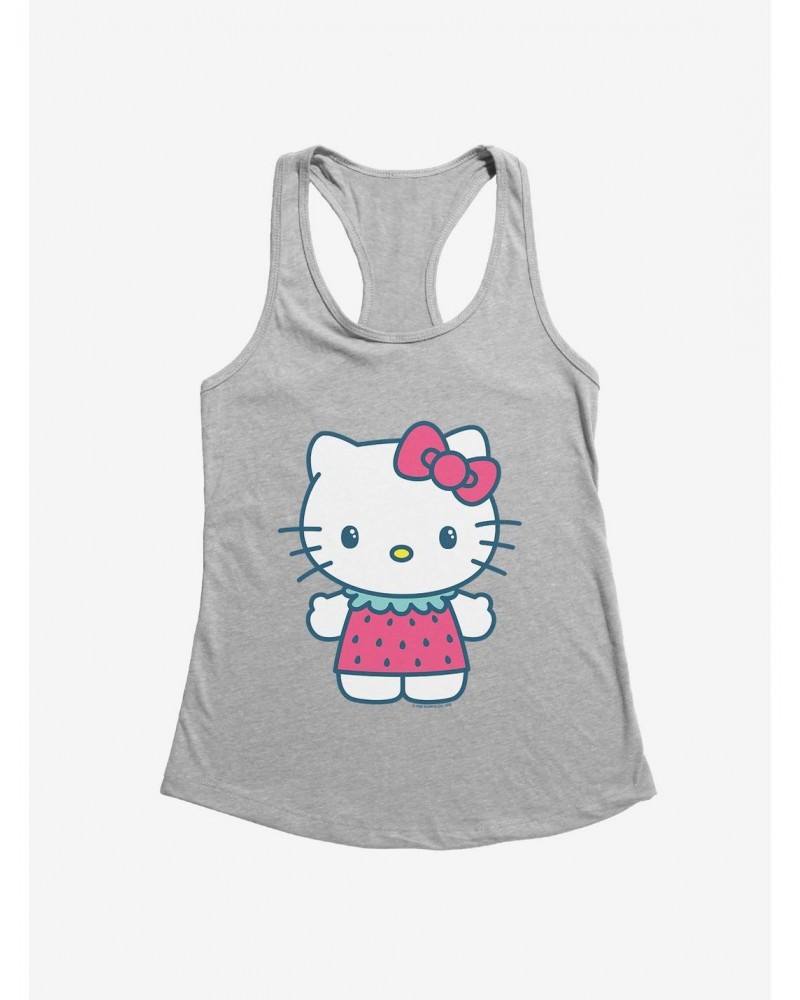 Hello Kitty Kawaii Vacation Strawberry Outfit Girls Tank $8.57 Tanks