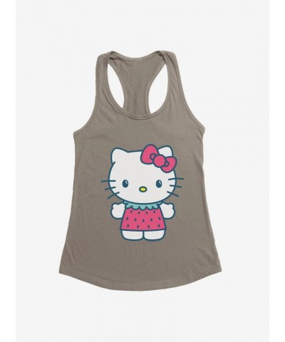 Hello Kitty Kawaii Vacation Strawberry Outfit Girls Tank $8.57 Tanks