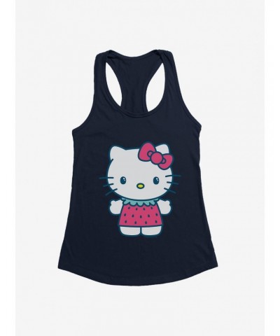 Hello Kitty Kawaii Vacation Strawberry Outfit Girls Tank $8.57 Tanks