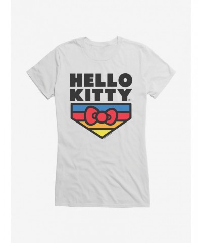 Hello Kitty Sports Logo Girls T-Shirt $8.17 T-Shirts