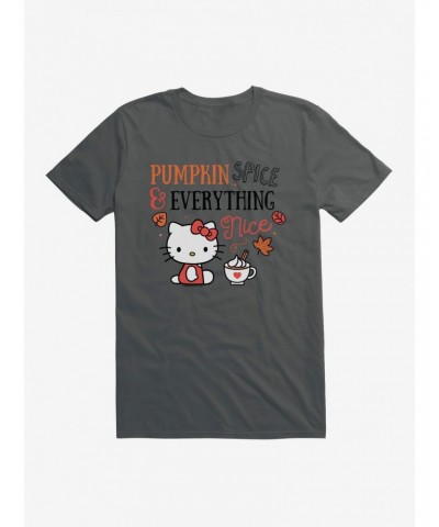 Hello Kitty Pumpkin Spice & Everything Nice T-Shirt $9.56 T-Shirts