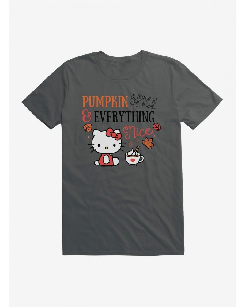 Hello Kitty Pumpkin Spice & Everything Nice T-Shirt $9.56 T-Shirts