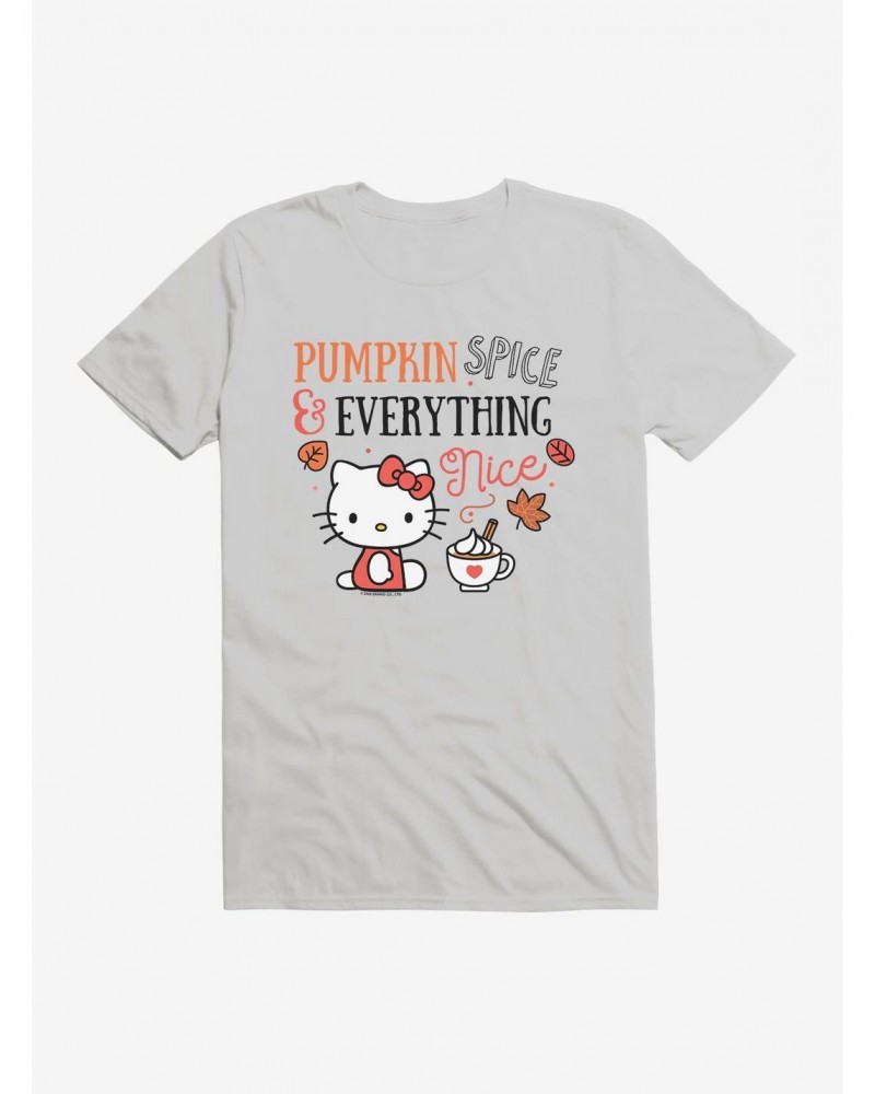 Hello Kitty Pumpkin Spice & Everything Nice T-Shirt $9.56 T-Shirts