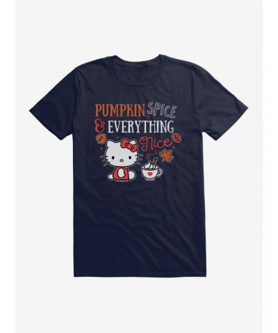 Hello Kitty Pumpkin Spice & Everything Nice T-Shirt $9.56 T-Shirts