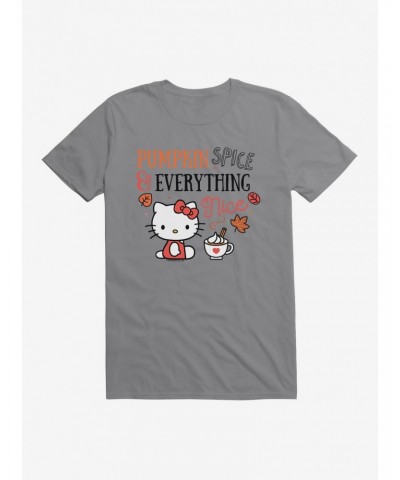 Hello Kitty Pumpkin Spice & Everything Nice T-Shirt $9.56 T-Shirts