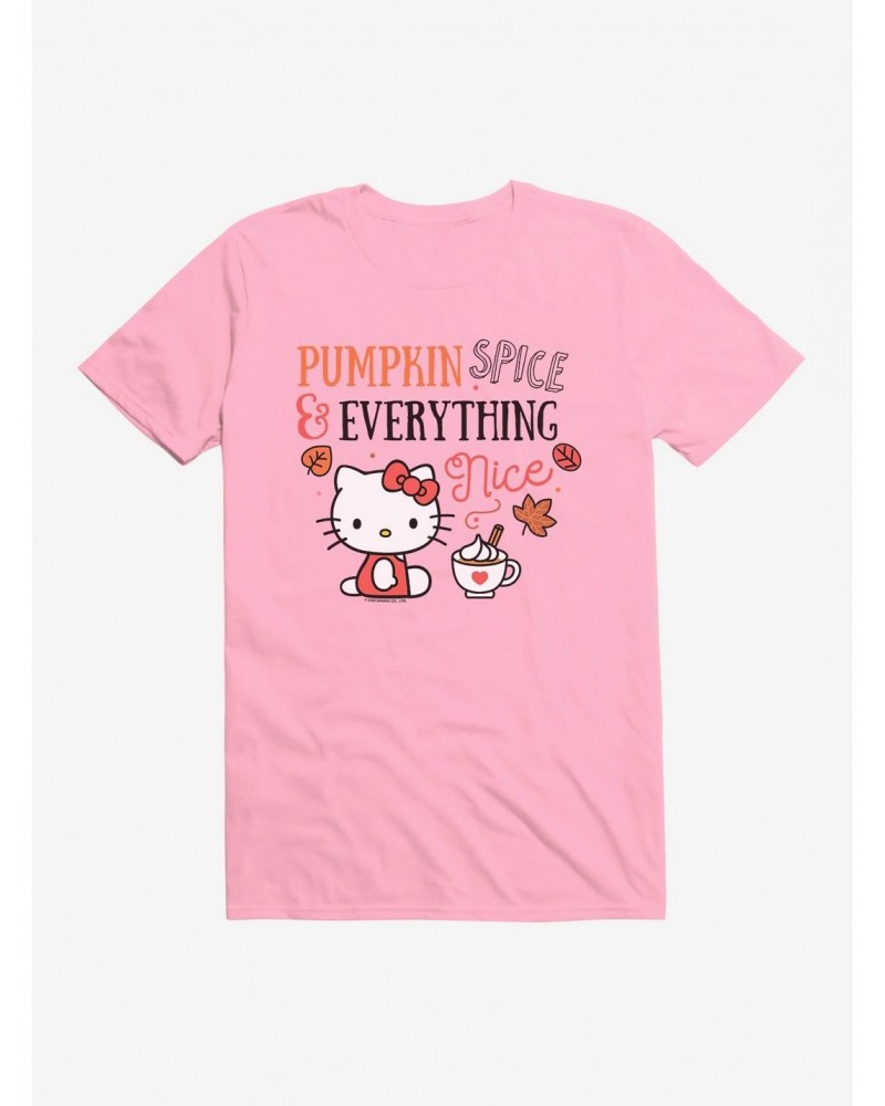 Hello Kitty Pumpkin Spice & Everything Nice T-Shirt $9.56 T-Shirts