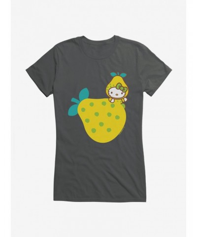 Hello Kitty Five A Day Hiding The Pear Girls T-Shirt $8.76 T-Shirts