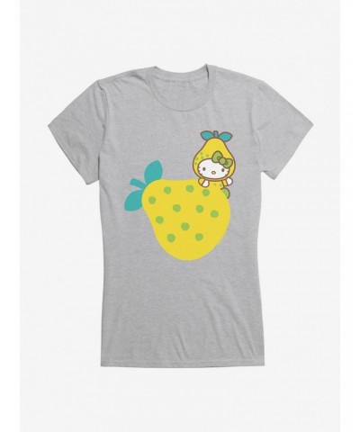 Hello Kitty Five A Day Hiding The Pear Girls T-Shirt $8.76 T-Shirts