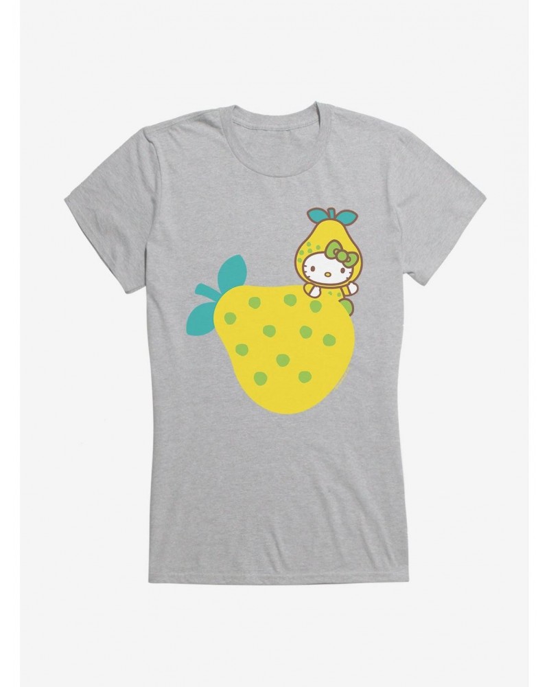 Hello Kitty Five A Day Hiding The Pear Girls T-Shirt $8.76 T-Shirts