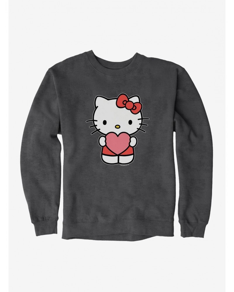 Hello Kitty Heart Sweatshirt $12.10 Sweatshirts