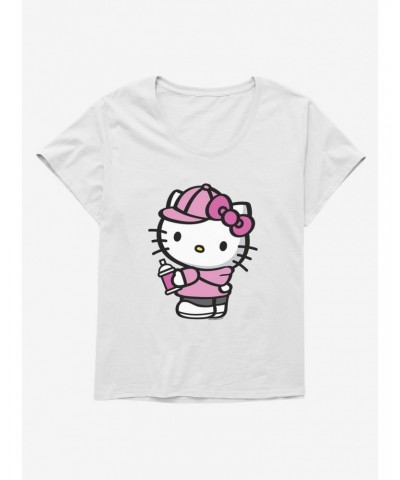 Hello Kitty Pink Side Girls T-Shirt Plus Size $7.17 T-Shirts