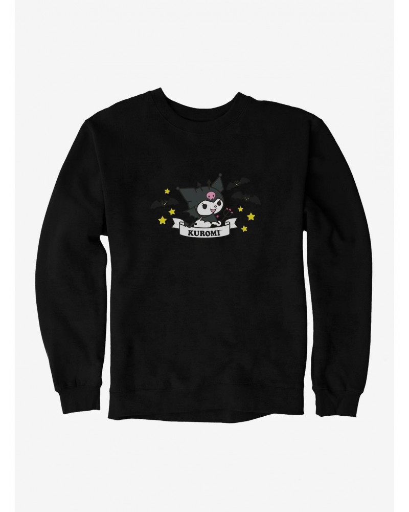 Kuromi Stars And Bats Sweatshirt $14.17 Sweatshirts