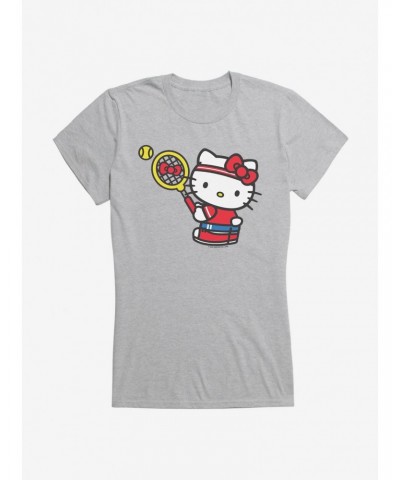 Hello Kitty Tennis Serve Girls T-Shirt $7.17 T-Shirts