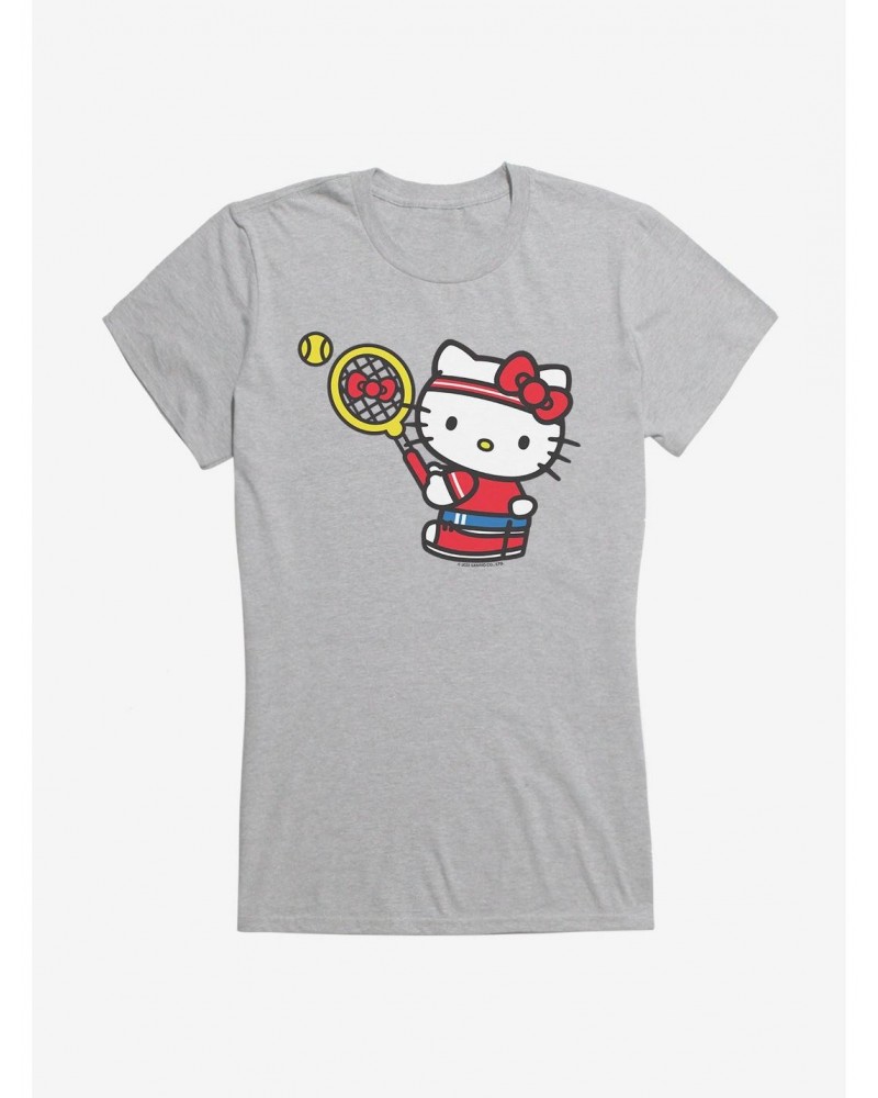 Hello Kitty Tennis Serve Girls T-Shirt $7.17 T-Shirts