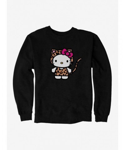 Hello Kitty Jungle Paradise Leopard Print Sweatshirt $12.69 Sweatshirts