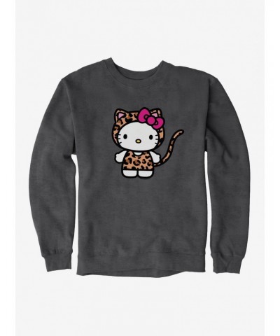 Hello Kitty Jungle Paradise Leopard Print Sweatshirt $12.69 Sweatshirts