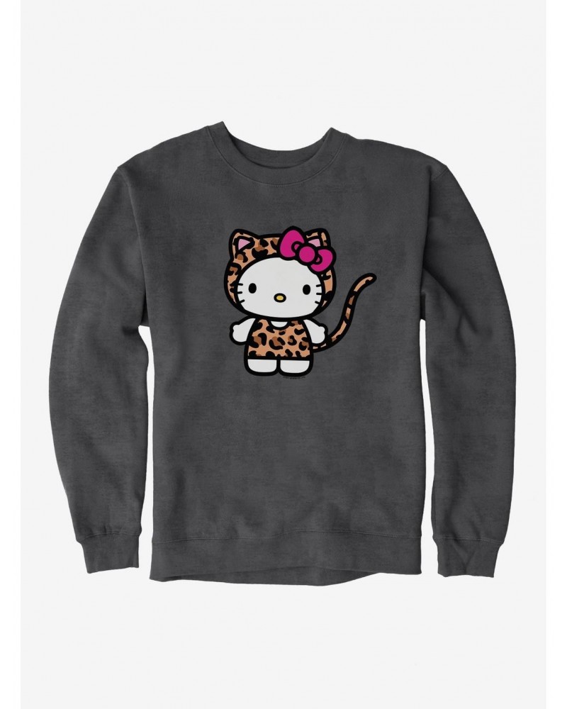 Hello Kitty Jungle Paradise Leopard Print Sweatshirt $12.69 Sweatshirts