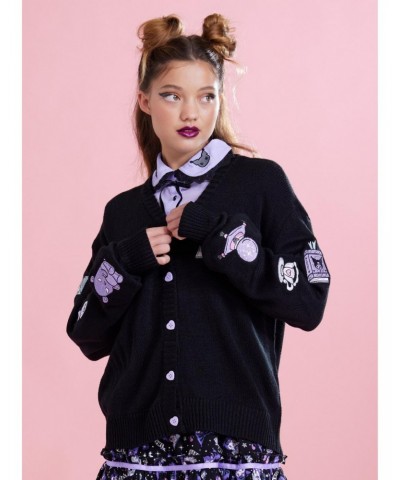 Kuromi Fortune Teller Skimmer Girls Cardigan $13.18 Cardigans
