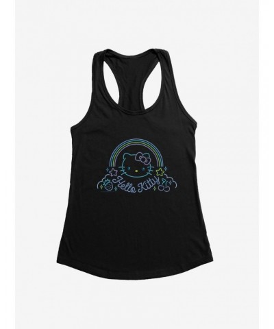 Hello Kitty Kawaii Vacation Neon Dreams Girls Tank $8.17 Tanks